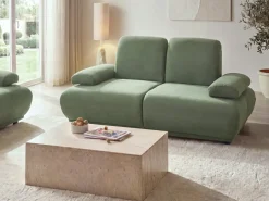 Outlet Sofa dla 2 osób NACKA Jasnozielony Sofy Tapicerowane|Sofy Dwuosobowe