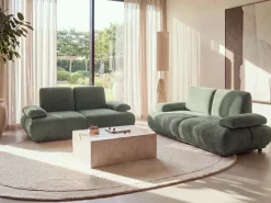 Outlet Sofa dla 2 osób NACKA Jasnozielony Sofy Tapicerowane|Sofy Dwuosobowe