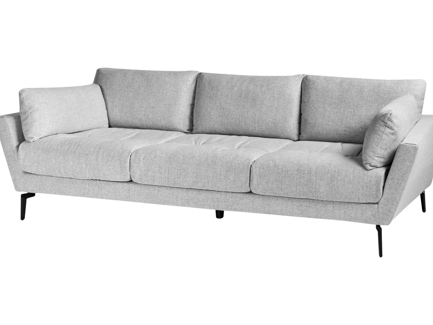 Online Sofa dla 4 osób NENOLA Szary Sofy Tapicerowane|Wszystkie Sofy