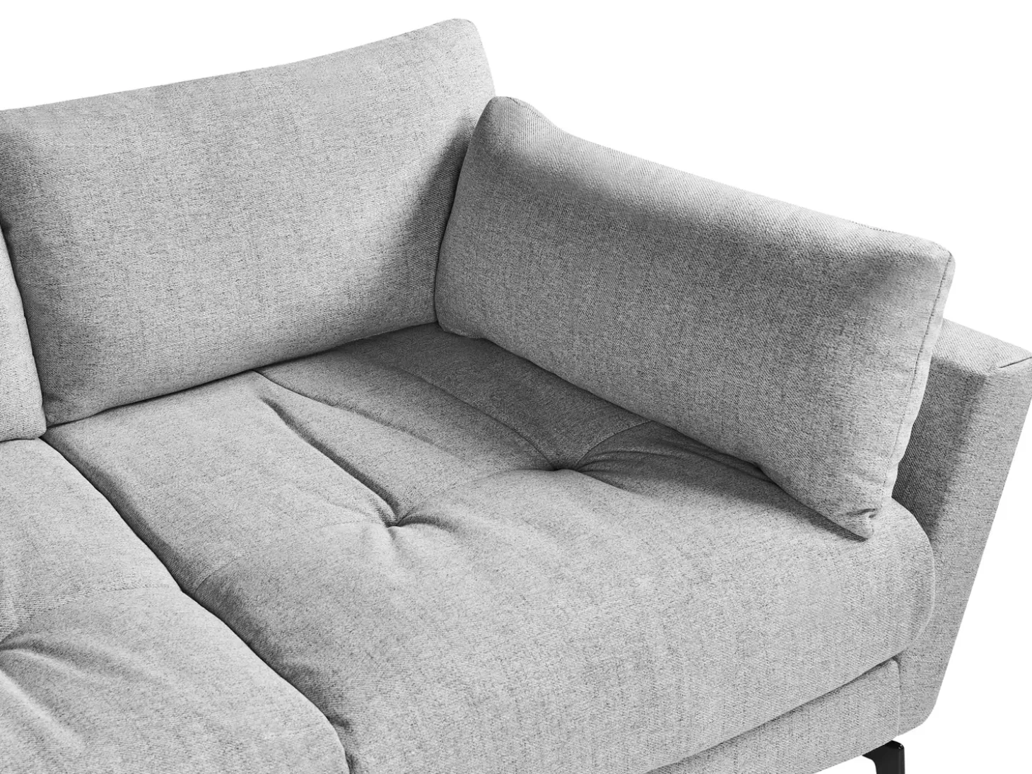 Online Sofa dla 4 osób NENOLA Szary Sofy Tapicerowane|Wszystkie Sofy