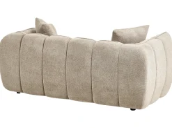 Online Sofa dla 2 osób NESS Beżowoszary Sofy Tapicerowane|Sofy Dwuosobowe