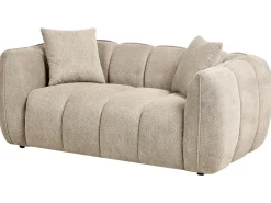 Online Sofa dla 2 osób NESS Beżowoszary Sofy Tapicerowane|Sofy Dwuosobowe