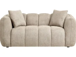 Online Sofa dla 2 osób NESS Beżowoszary Sofy Tapicerowane|Sofy Dwuosobowe