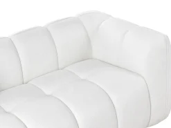 Best Sofa dla 2 osób NESS Złamana biel Sofy Tapicerowane|Sofy Dwuosobowe