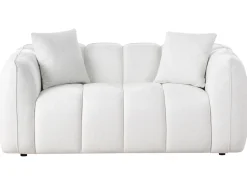 Best Sofa dla 2 osób NESS Złamana biel Sofy Tapicerowane|Sofy Dwuosobowe