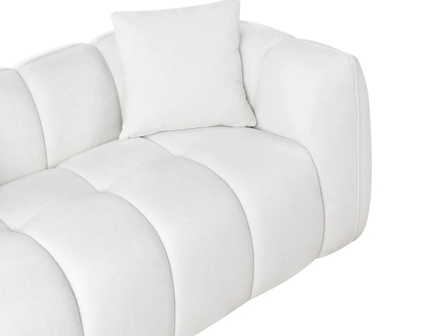 Best Sofa dla 2 osób NESS Złamana biel Sofy Tapicerowane|Sofy Dwuosobowe