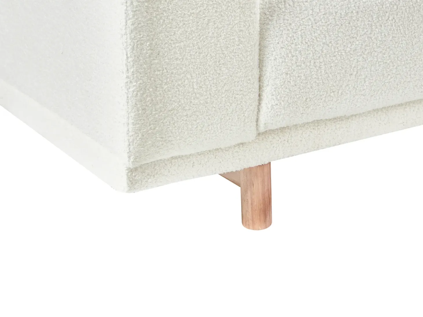 Best Sofa dla 3 osób NIVALA Boucle Złamana biel Sofy Tapicerowane|Wszystkie Sofy