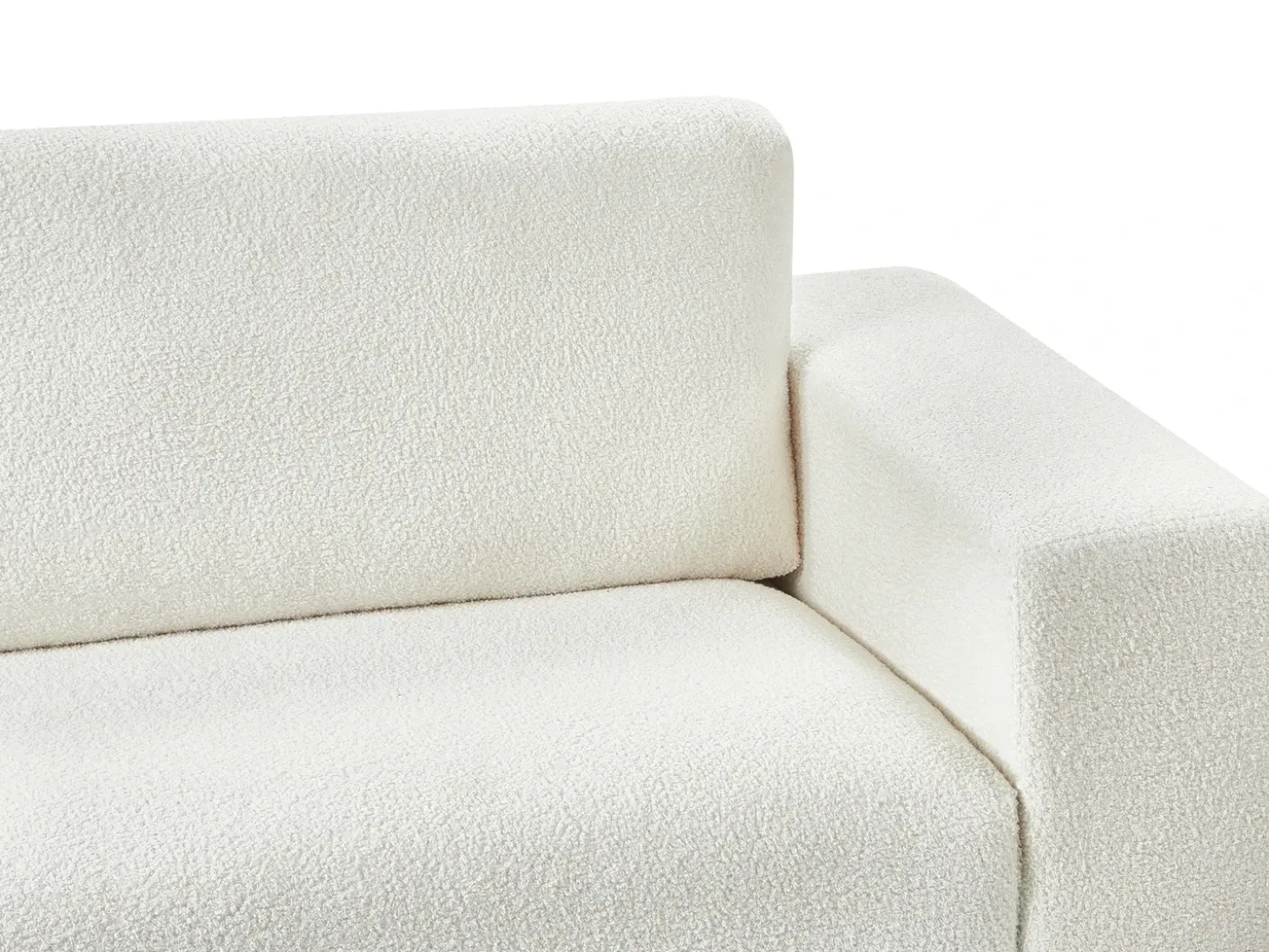 Best Sofa dla 3 osób NIVALA Boucle Złamana biel Sofy Tapicerowane|Wszystkie Sofy