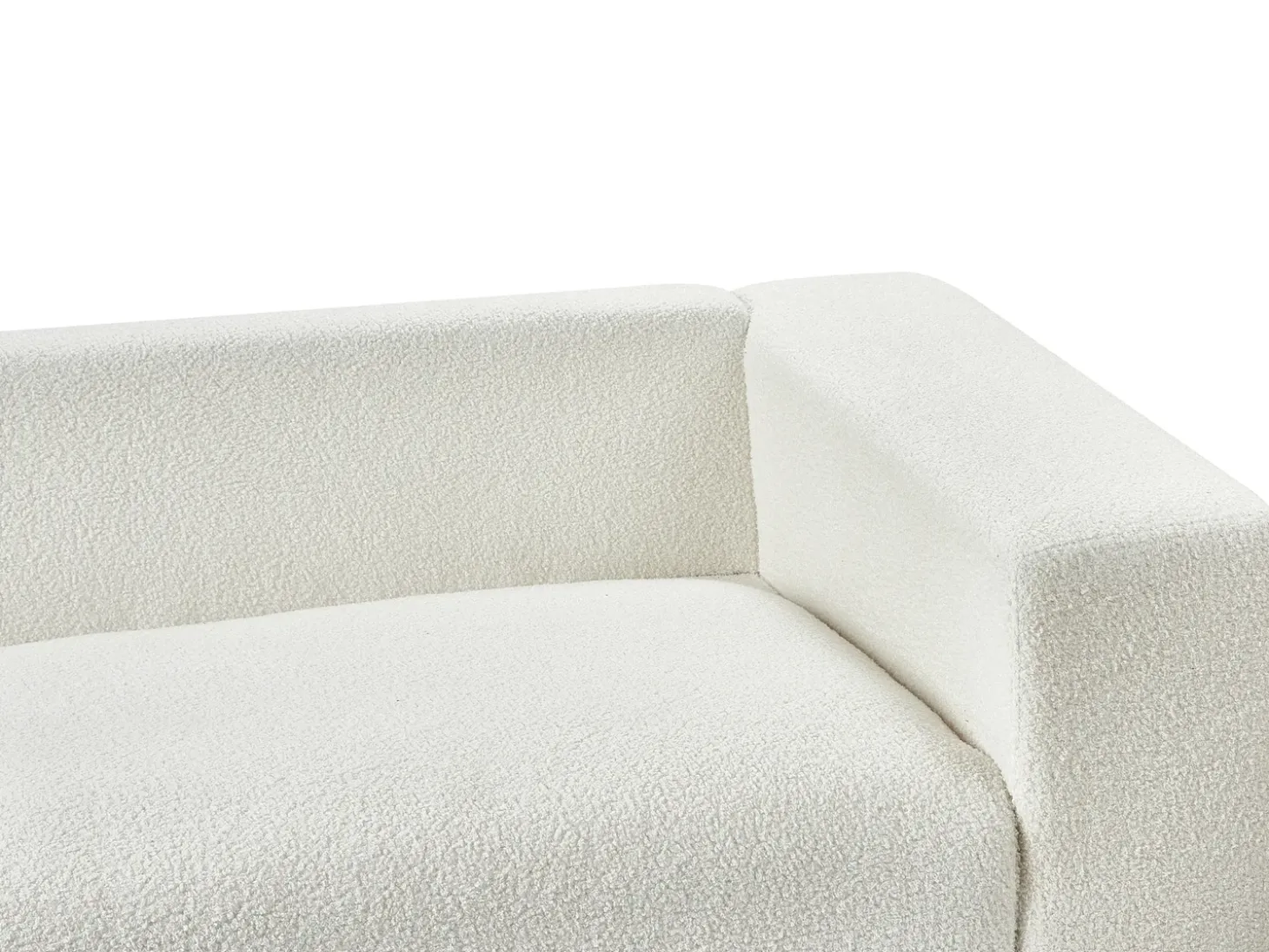 Best Sofa dla 3 osób NIVALA Boucle Złamana biel Sofy Tapicerowane|Wszystkie Sofy