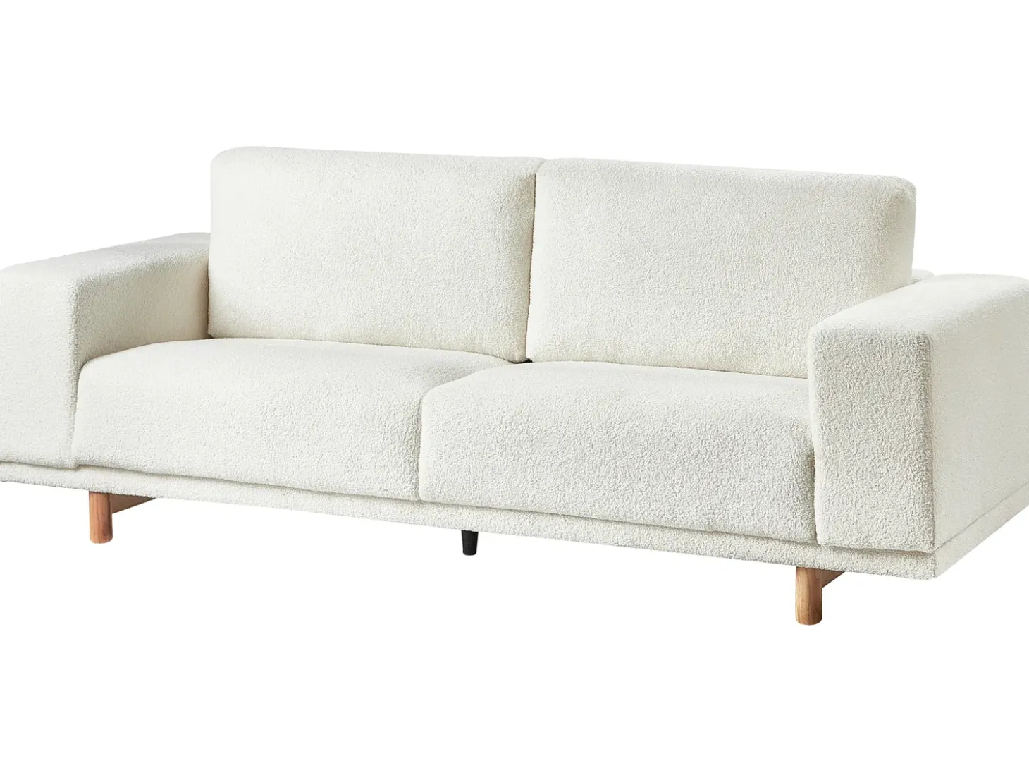 Best Sofa dla 3 osób NIVALA Boucle Złamana biel Sofy Tapicerowane|Wszystkie Sofy