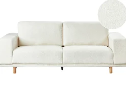Best Sofa dla 3 osób NIVALA Boucle Złamana biel Sofy Tapicerowane|Wszystkie Sofy