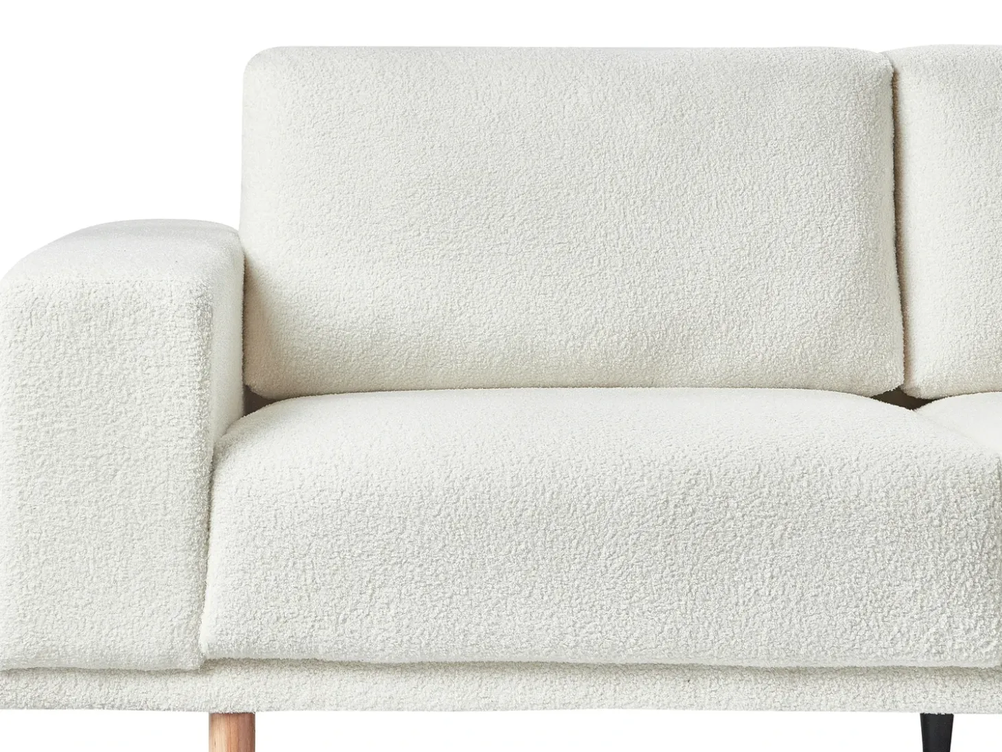 Best Sofa dla 3 osób NIVALA Boucle Złamana biel Sofy Tapicerowane|Wszystkie Sofy