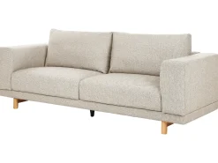 Discount Sofa dla 3 osób NIVALA Jasno Sofy Tapicerowane|Wszystkie Sofy