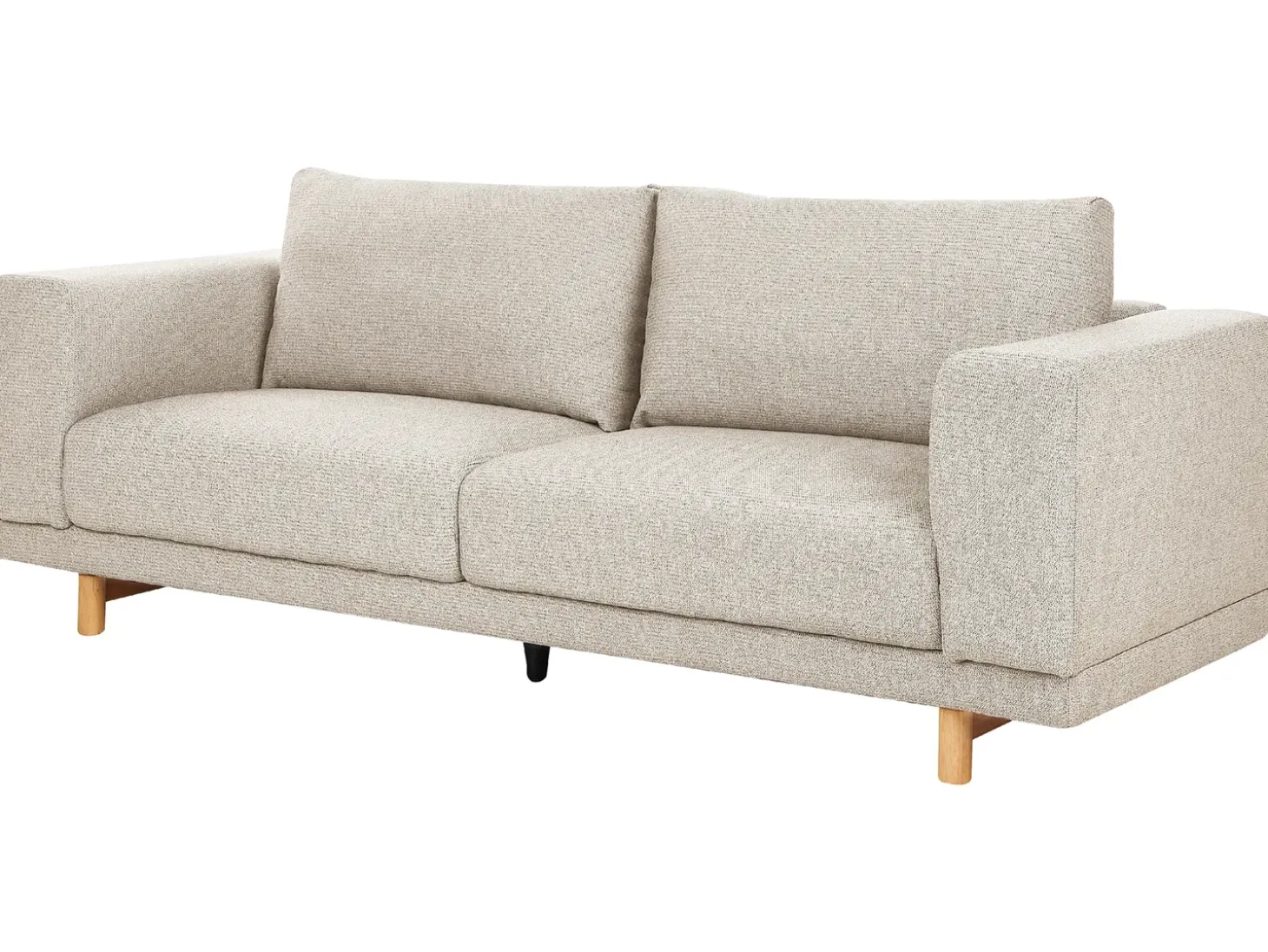 Discount Sofa dla 3 osób NIVALA Jasno Sofy Tapicerowane|Wszystkie Sofy