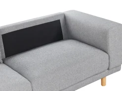 Online Sofa dla 3 osób NIVALA Jasno Sofy Tapicerowane|Wszystkie Sofy