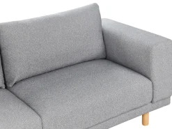 Online Sofa dla 3 osób NIVALA Jasno Sofy Tapicerowane|Wszystkie Sofy