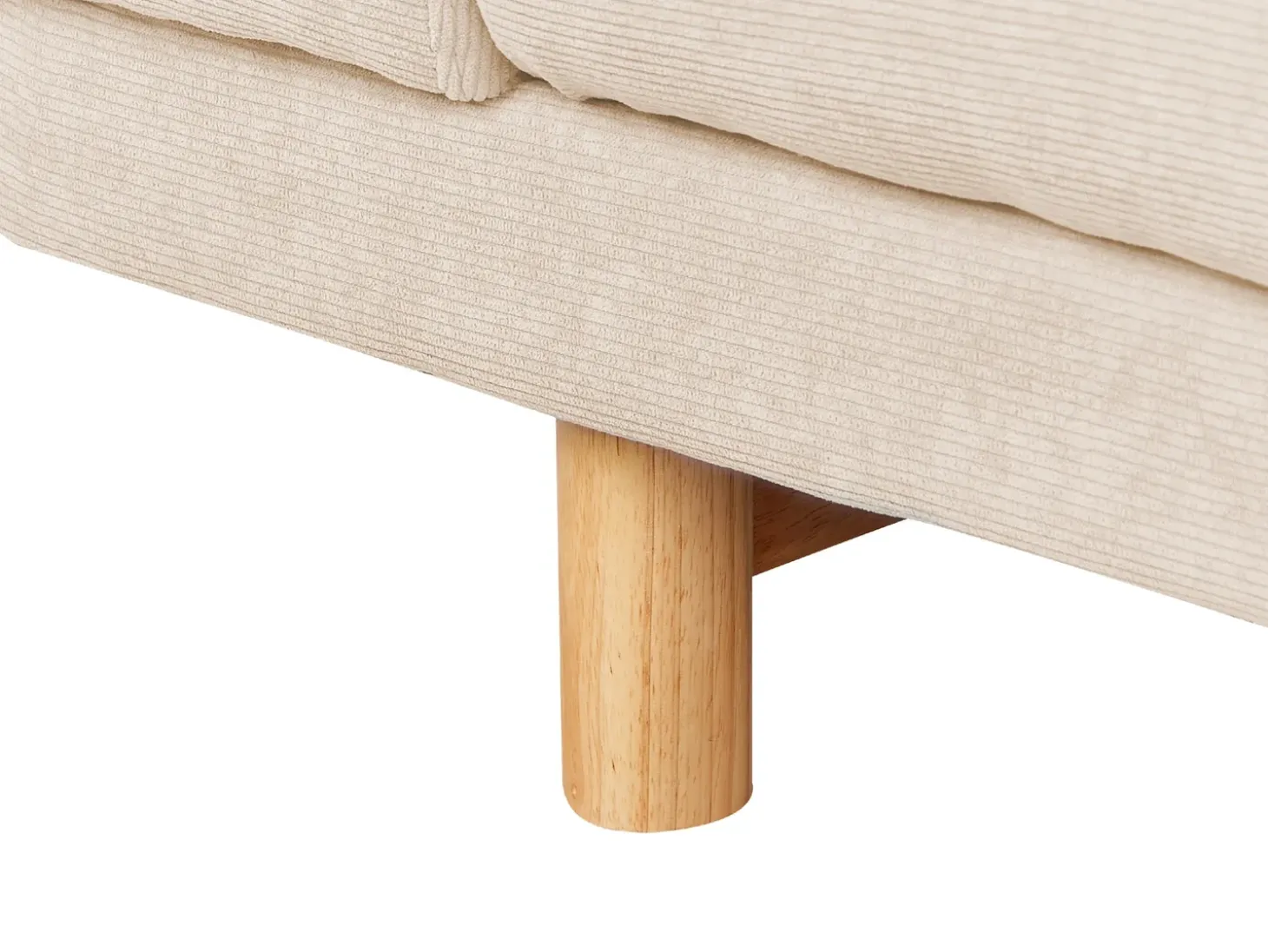 Sofa dla 3 osób NIVALA Sztruks Sofy Tapicerowane|Wszystkie Sofy