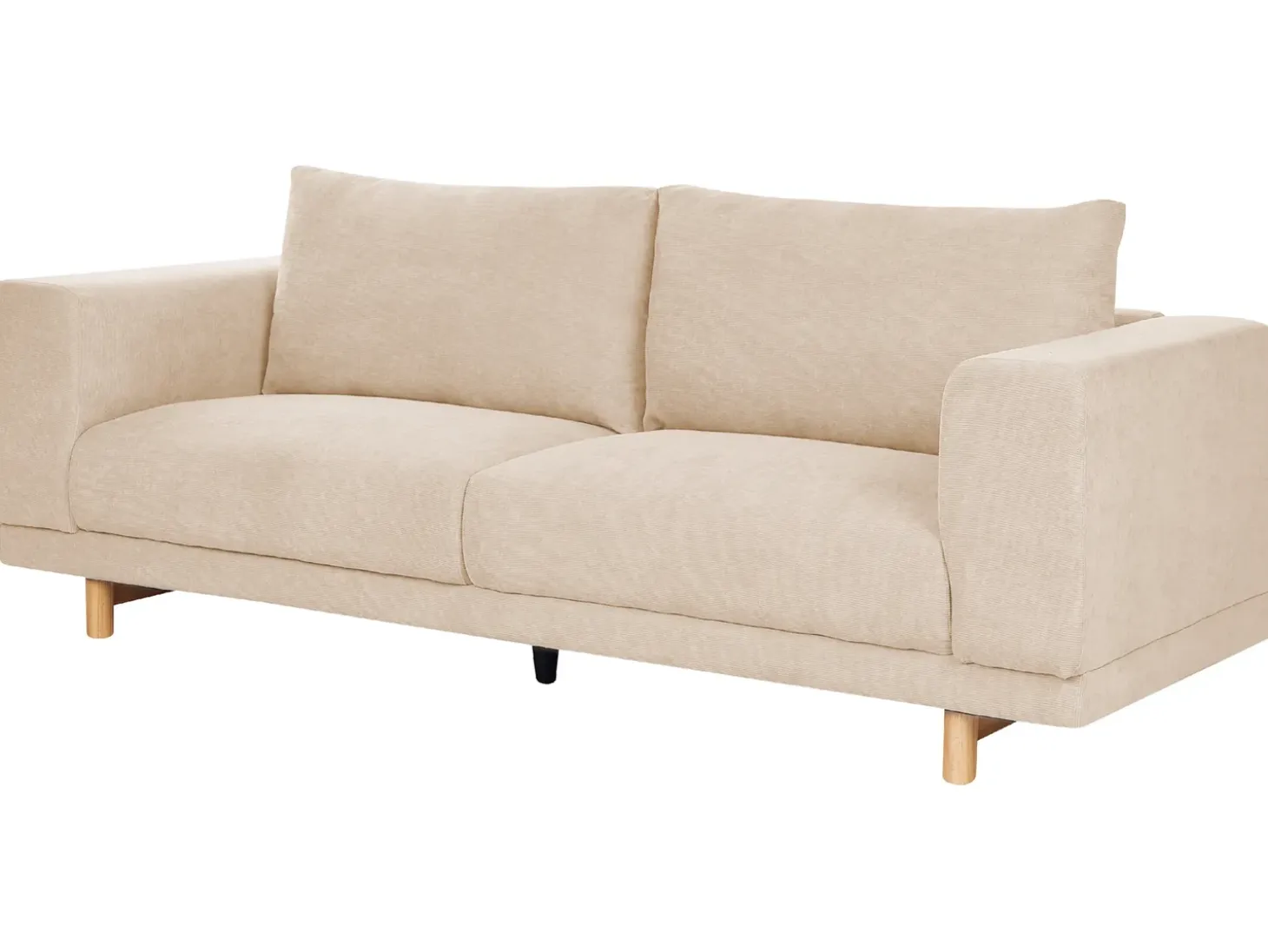 Sofa dla 3 osób NIVALA Sztruks Sofy Tapicerowane|Wszystkie Sofy