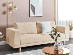 Sofa dla 3 osób NIVALA Sztruks Sofy Tapicerowane|Wszystkie Sofy