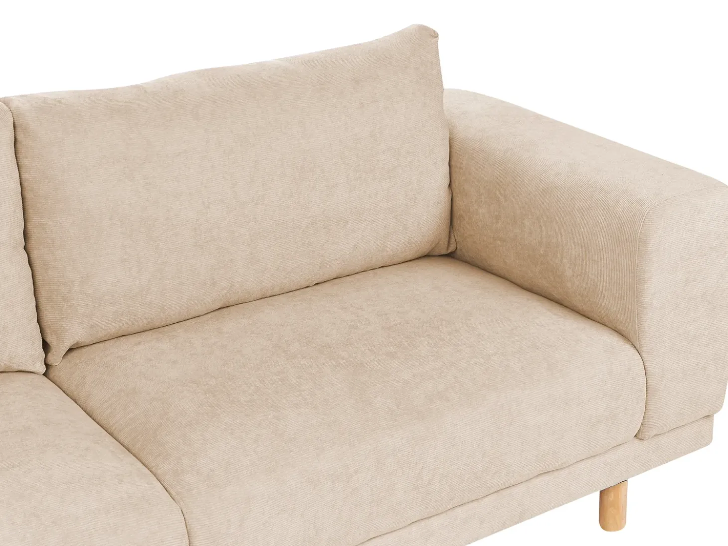 Sofa dla 3 osób NIVALA Sztruks Sofy Tapicerowane|Wszystkie Sofy