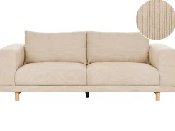 Sofa dla 3 osób NIVALA Sztruks Sofy Tapicerowane|Wszystkie Sofy