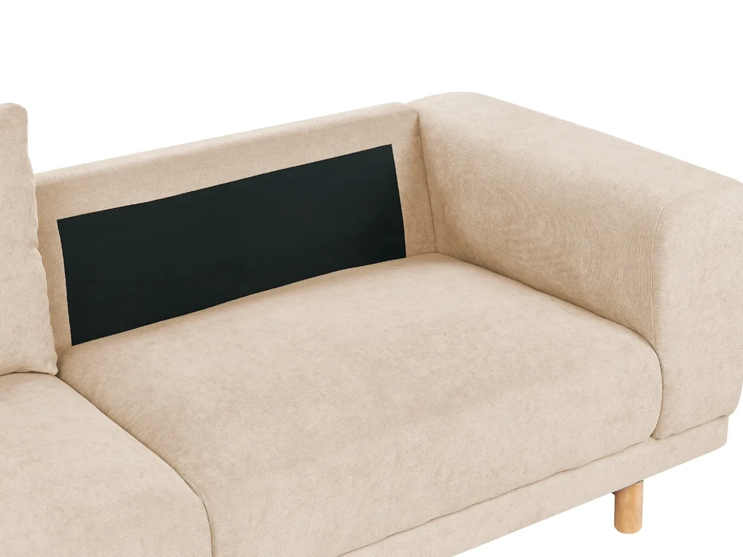 Sofa dla 3 osób NIVALA Sztruks Sofy Tapicerowane|Wszystkie Sofy