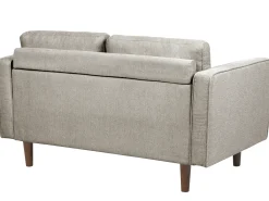 Outlet Sofa dla 2 osób NURMO Beżowoszary Sofy Tapicerowane|Sofy Dwuosobowe