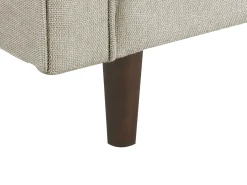 Outlet Sofa dla 2 osób NURMO Beżowoszary Sofy Tapicerowane|Sofy Dwuosobowe