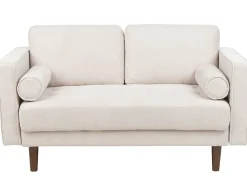 Online Sofa dla 2 osób NURMO Jasnobeżowy Sofy Tapicerowane|Sofy Dwuosobowe