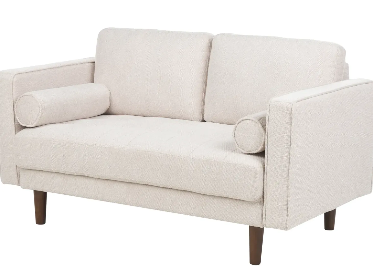 Online Sofa dla 2 osób NURMO Jasnobeżowy Sofy Tapicerowane|Sofy Dwuosobowe