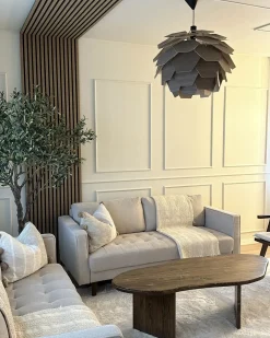 Clearance Sofa dla 3 osób NURMO Jasnobeżowy Sofy Tapicerowane|Kolekcje Sof