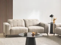 Online Sofa dla 3 osób OMMEL Beżowoszary Sofy Tapicerowane|Kolekcje Sof