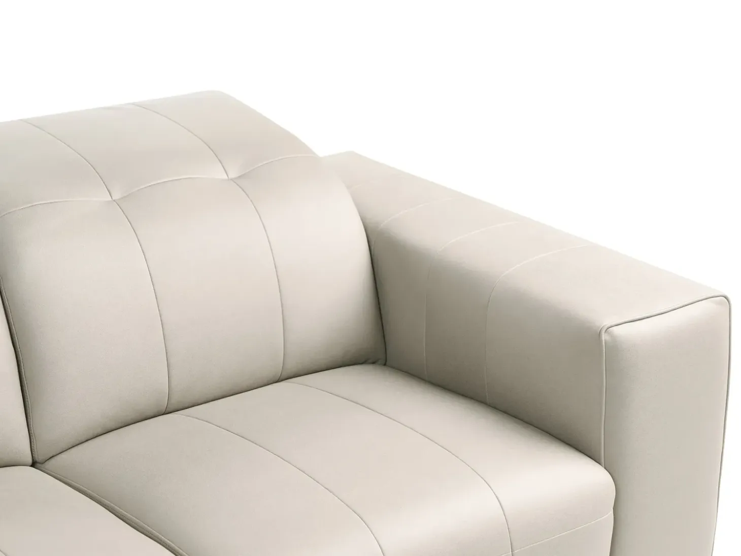 Discount Sofa dla 2 osób OMMEL Jasnobeżowy Sofy Tapicerowane|Sofy Dwuosobowe