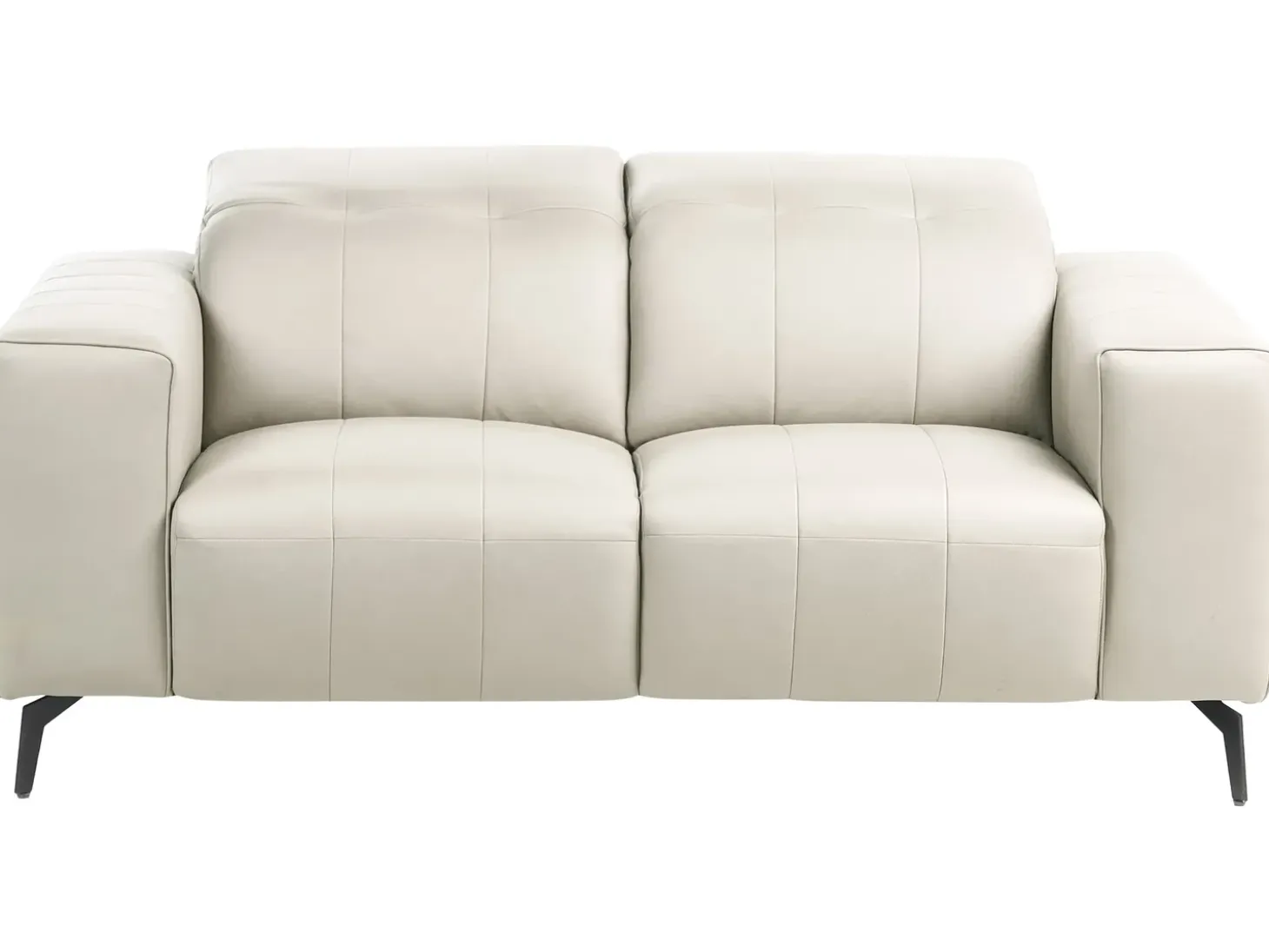 Discount Sofa dla 2 osób OMMEL Jasnobeżowy Sofy Tapicerowane|Sofy Dwuosobowe