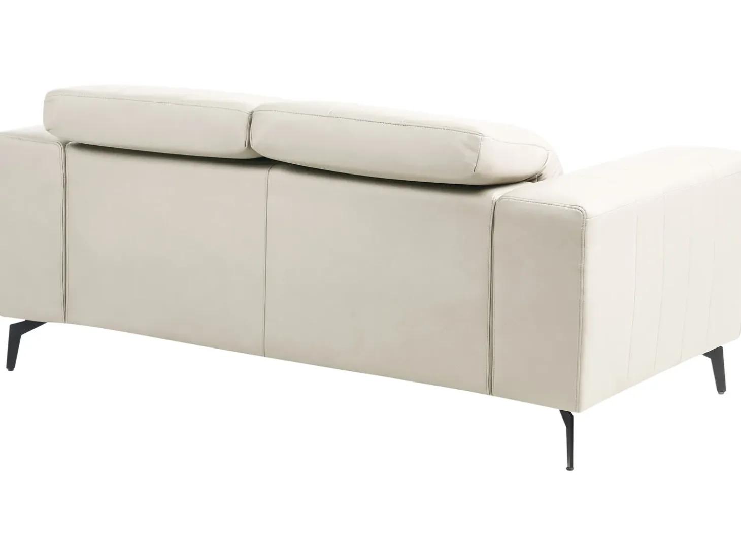 Discount Sofa dla 2 osób OMMEL Jasnobeżowy Sofy Tapicerowane|Sofy Dwuosobowe