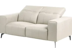 Discount Sofa dla 2 osób OMMEL Jasnobeżowy Sofy Tapicerowane|Sofy Dwuosobowe