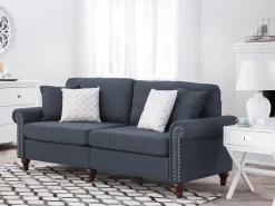 Sale Sofa dla 3 osób OTRA Ciemnoszary Sofy Tapicerowane|Kolekcje Sof