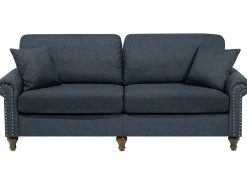 Sale Sofa dla 3 osób OTRA Ciemnoszary Sofy Tapicerowane|Kolekcje Sof