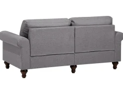 Best Sofa dla 3 osób OTRA Jasnoszary Sofy Tapicerowane|Kolekcje Sof