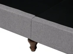 Best Sofa dla 3 osób OTRA Jasnoszary Sofy Tapicerowane|Kolekcje Sof