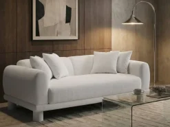 Best Sofa dla 3 osób PORI Złamana biel Sofy Tapicerowane|Wszystkie Sofy
