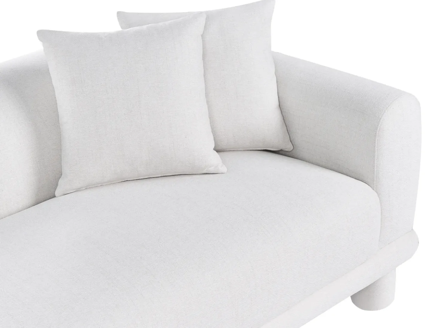 Best Sofa dla 3 osób PORI Złamana biel Sofy Tapicerowane|Wszystkie Sofy