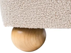 Sale Sofa dla 2 osób RATTVIK Boucle Beżowy Sofy Tapicerowane|Sofy Dwuosobowe