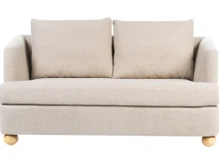 Sale Sofa dla 2 osób RATTVIK Boucle Beżowy Sofy Tapicerowane|Sofy Dwuosobowe