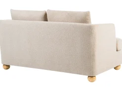 Sale Sofa dla 2 osób RATTVIK Boucle Beżowy Sofy Tapicerowane|Sofy Dwuosobowe