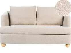 Sale Sofa dla 2 osób RATTVIK Boucle Beżowy Sofy Tapicerowane|Sofy Dwuosobowe