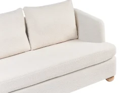 Outlet Sofa dla 3 osób RATTVIK Boucle Złamana biel Sofy Tapicerowane|Kolekcje Sof