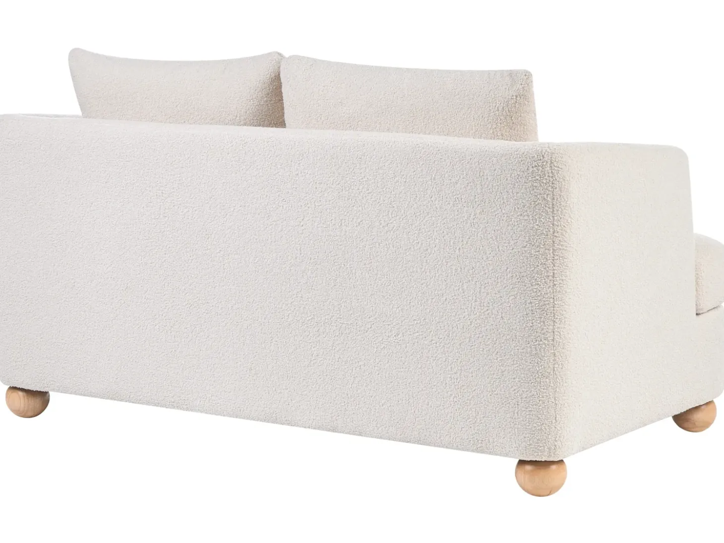 New Sofa dla 2 osób RATTVIK Boucle Złamana biel Sofy Tapicerowane|Sofy Dwuosobowe