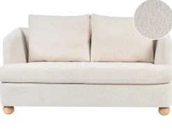 New Sofa dla 2 osób RATTVIK Boucle Złamana biel Sofy Tapicerowane|Sofy Dwuosobowe