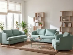 Hot Sofa dla 3 osób RATTVIK Jasnozielony Sofy Tapicerowane|Kolekcje Sof